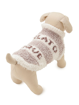 [CAT&DOG] Gelato Pique 2 Border Pet Pullover