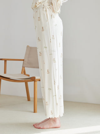 Ribbon Bunny Long Pants