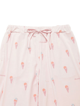 Ice-cream / Bear All Over Printed Pants