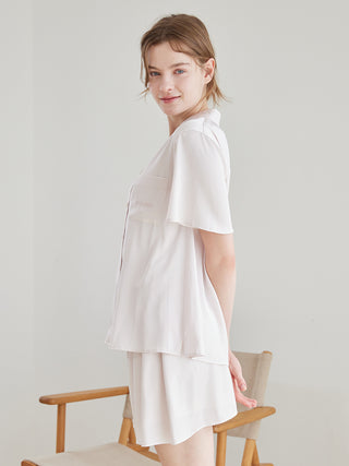 Spring Colorful Satin Shirt