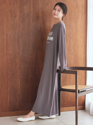 Rayon Simple Logo Dress