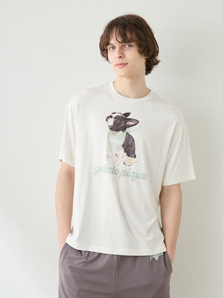 Men's Cool Rayon Boston Terrier T-shirt & Shorts Set