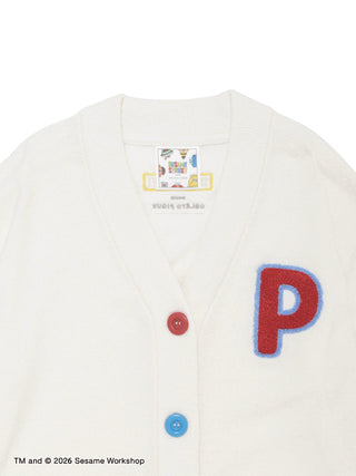[Coming Soon][SESAME STREET] Airy Moco Applique Cardigan