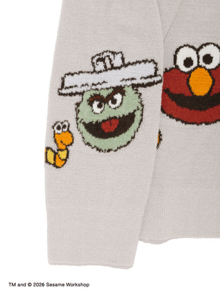 [SESAME STREET] Men's Airy Moco Applique Cardigan