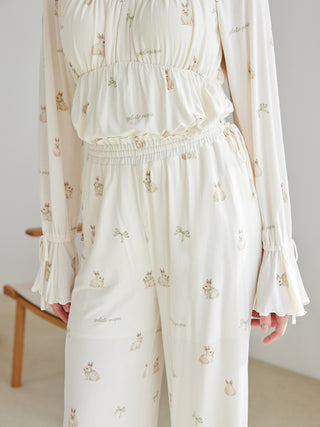 Ribbon Bunny Long Pants
