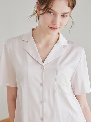 Spring Colorful Satin Shirt