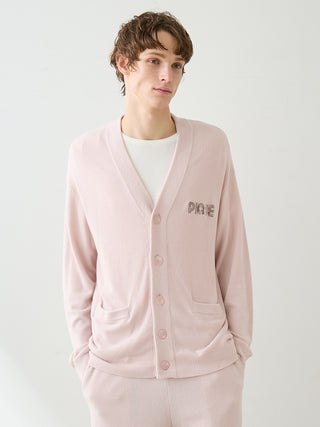 Men's Smoothie Lite UV-cut Logo Cardigan