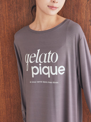 Rayon Simple Logo Dress