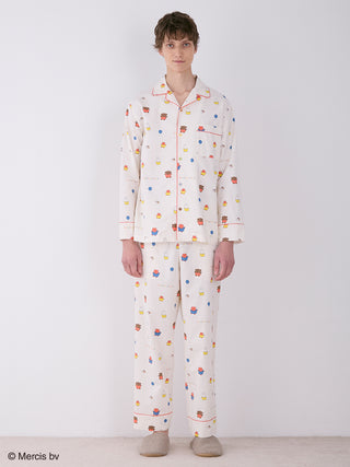 [Dick Bruna] HOMME Patterned Flannel Pants