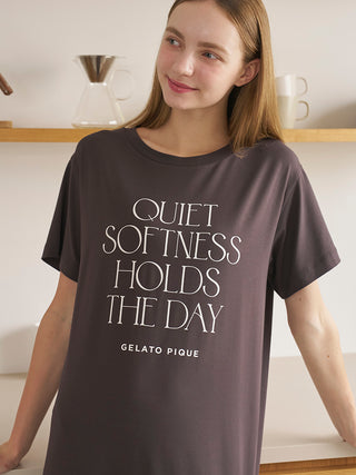 Cool Rayon Logo Printed Dress