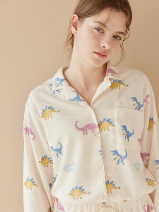 Waffle Dinosaur Romper