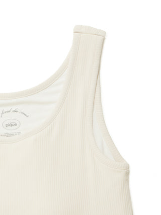 Moisture-wicking Rib Tank Top