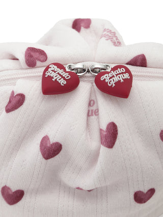 [Coming Soon]  Tuck Stitch Heart Pouch