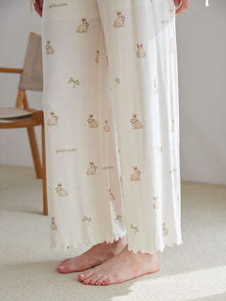 Ribbon Bunny Long Pants