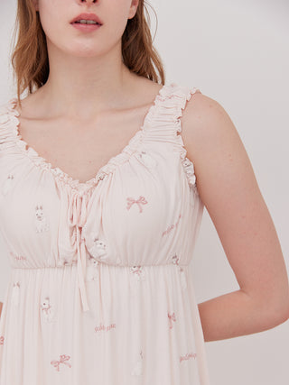 Ribbon Bunny Dress with Built-in Cup