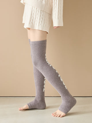 [Sleep] Logo Jacquard Travel Compression Socks