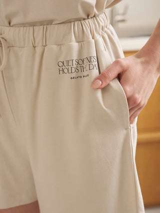 Cool Rayon Logo Printed Shorts