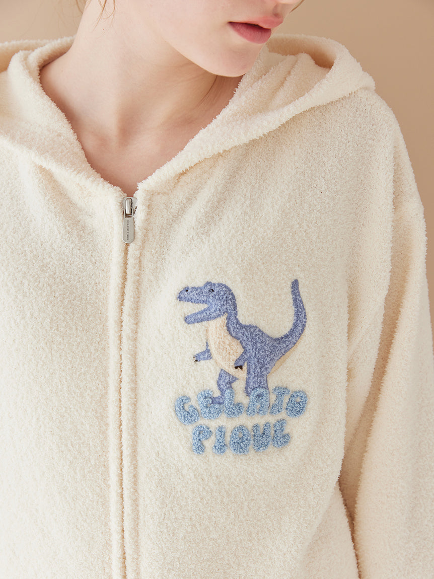 Airy Moco Dinosaur Dressup Hoodie F / BLUE