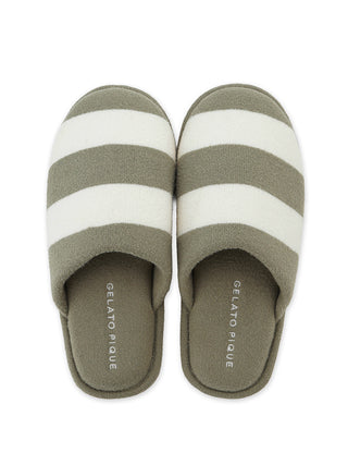 [UV-Cut] Men's Smoothie Lite Cool Striped Room Shoes