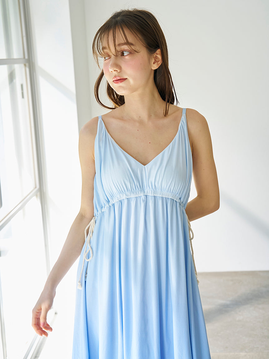 Gradation Drawstring Dress