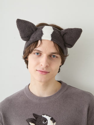Men's Airy Moco Boston Terrier Headband