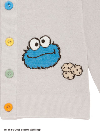 [SESAME STREET] Men's Airy Moco Applique Cardigan