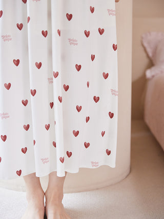 Cool Rayon Heart Dress With Built-in Cup