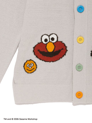 [SESAME STREET] Men's Airy Moco Applique Cardigan