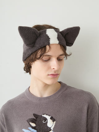 Men's Airy Moco Boston Terrier Headband
