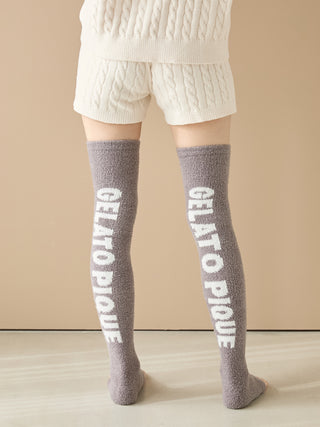 [Sleep] Logo Jacquard Travel Compression Socks