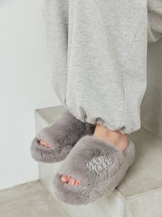 Faux Fur Room Slippers