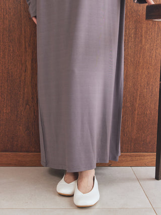 Rayon Simple Logo Dress