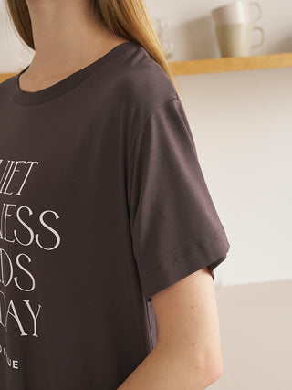 Cool Rayon Logo Printed Dress