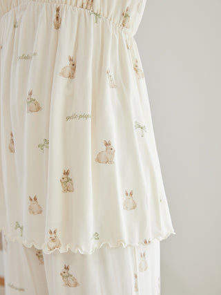 Ribbon Bunny Pullover with Built-in Cup