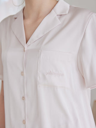 Spring Colorful Satin Shirt