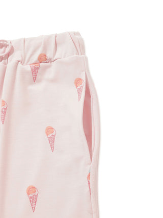 Ice-cream / Bear All Over Printed Pants