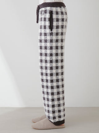 [Chocolate & Framboise] [MENS] Baby Moco Gingham Check Pants Side View