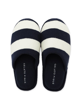 [UV-Cut] Men's Smoothie Lite Cool Striped Room Shoes