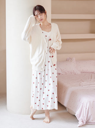 Cool Rayon Heart Dress With Built-in Cup