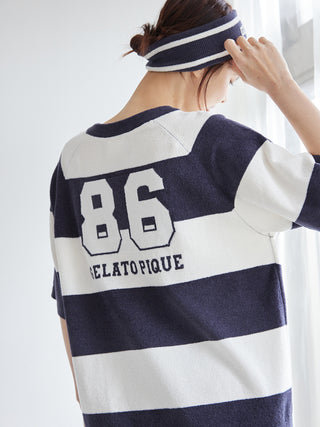 Airy Moco Sporty Jacquard Pullover