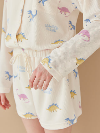 Waffle Dinosaur Romper