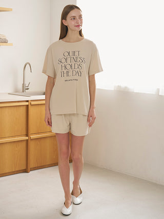 Cool Rayon Logo Printed Shorts