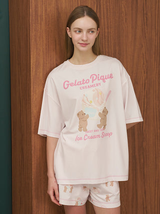 Cool Rayon Ice Cream Bear Shorts