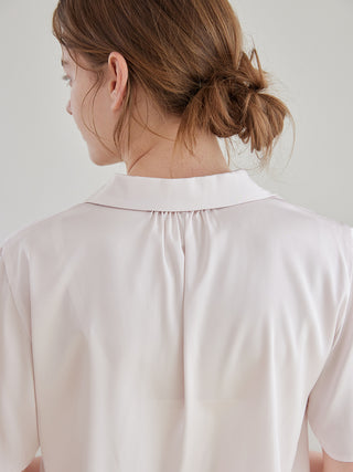 Spring Colorful Satin Shirt