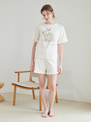 Airy Moco Frill Shorts