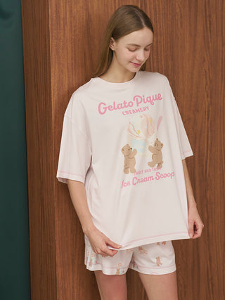 Cool Rayon Ice Cream Bear Shorts