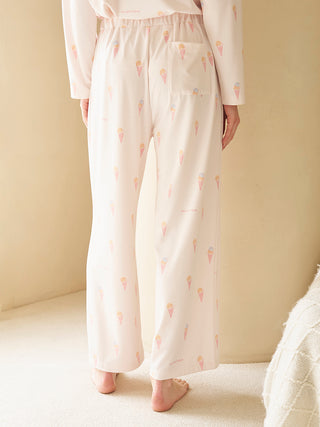 Ice-cream / Bear All Over Printed Pants