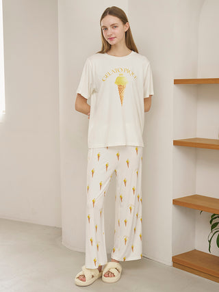 Cool Rayon Sorbet Printed T-shirt