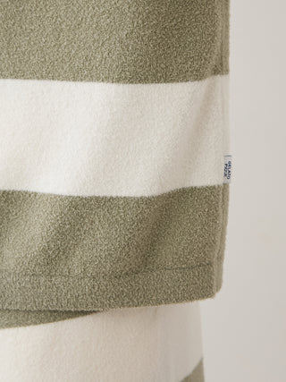 [UV-Cut] Men's Smoothie Lite Cool Striped Short-sleeve Pullover