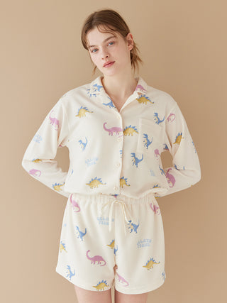 Waffle Dinosaur Romper